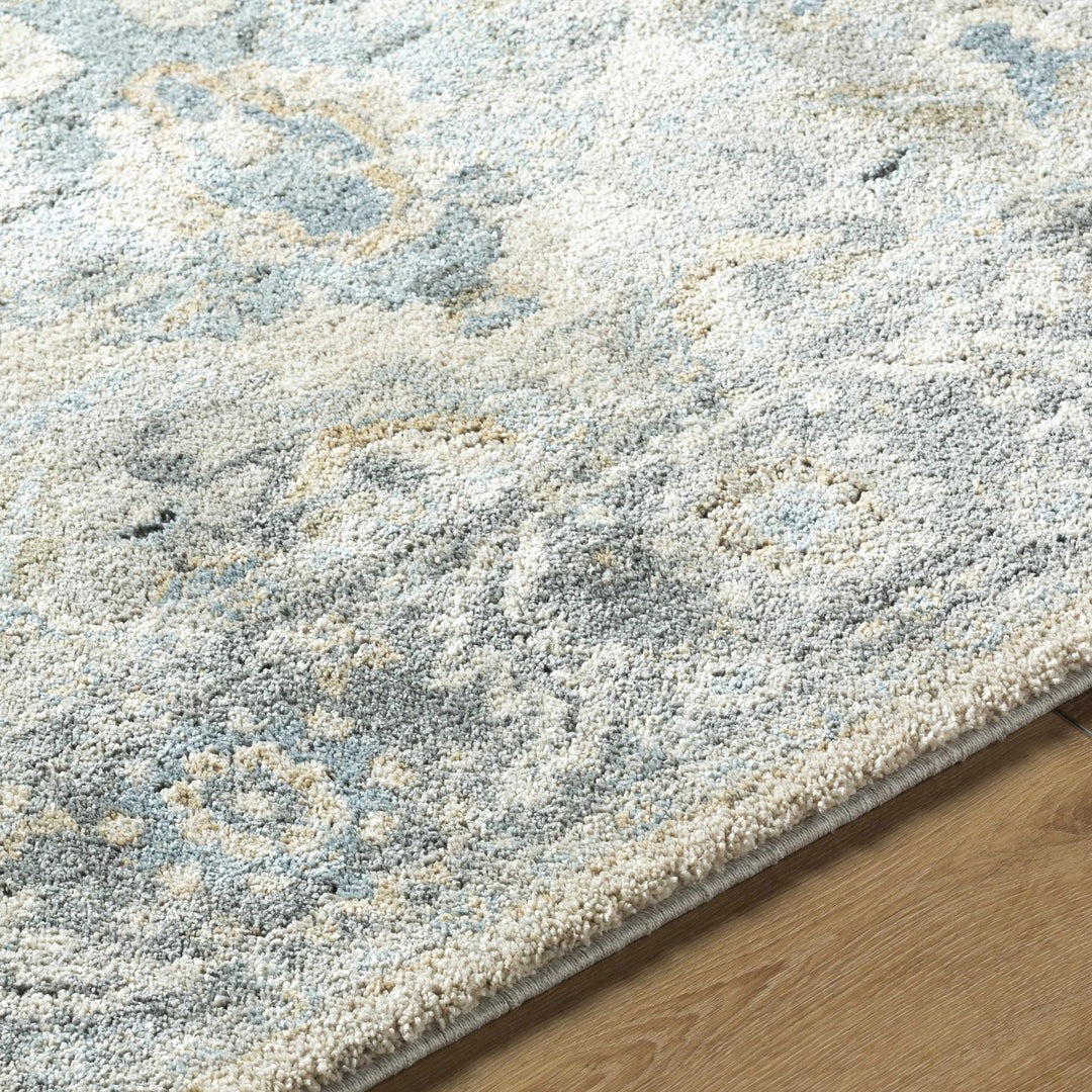 Machine Woven Traditional Style Gray And Beige Area Rug - The Rug Decor