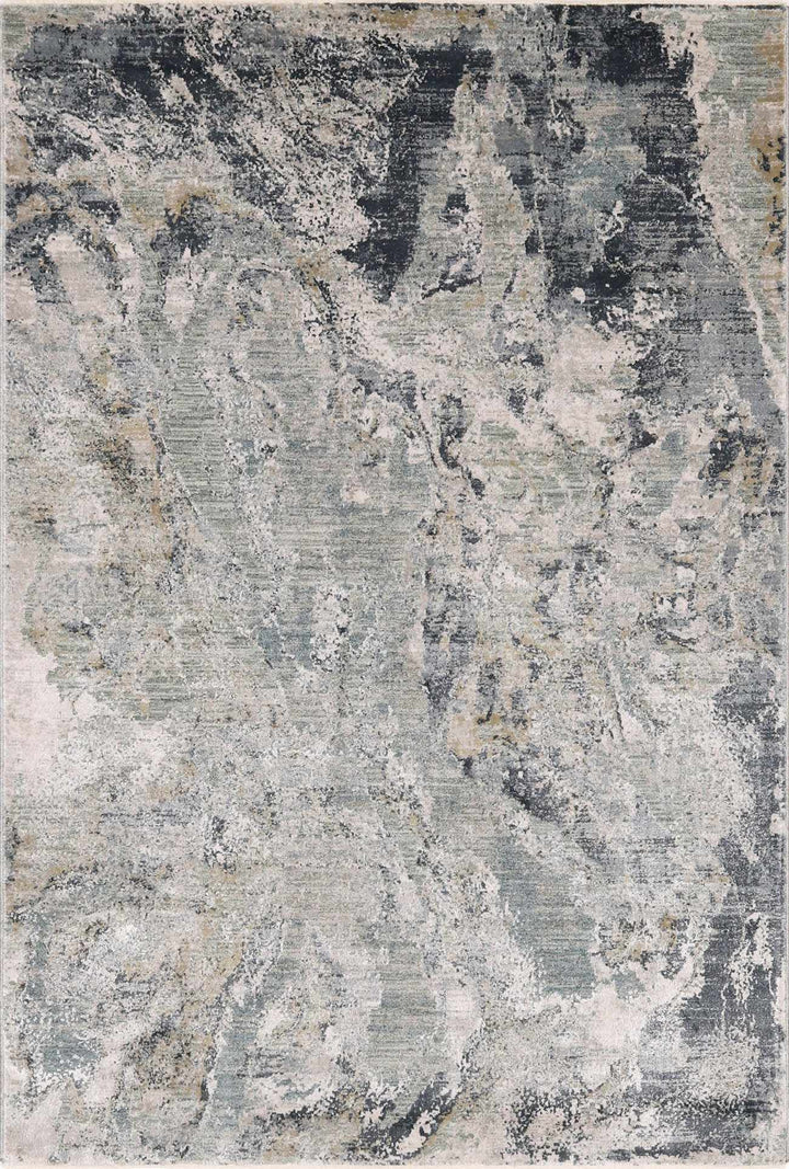 Maddington Gray And Blue Modern Abstract Design Area Rug - The Rug Decor