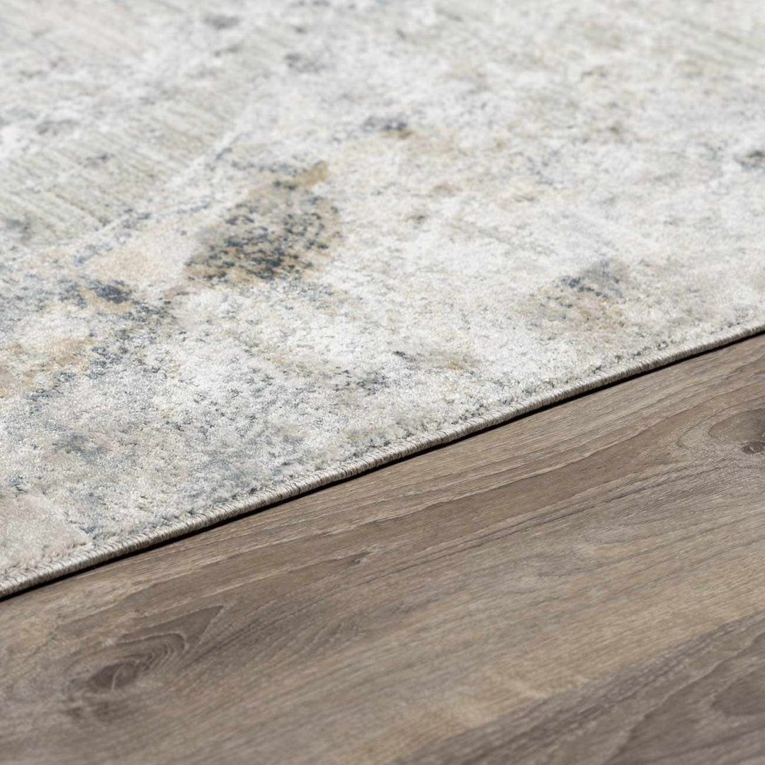Maddington Gray And Blue Modern Abstract Design Area Rug - The Rug Decor