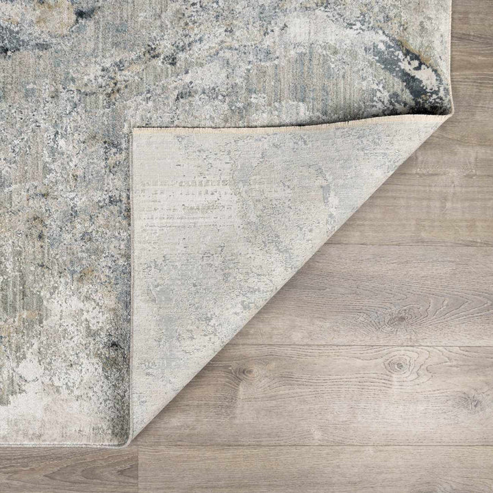 Maddington Gray And Blue Modern Abstract Design Area Rug - The Rug Decor