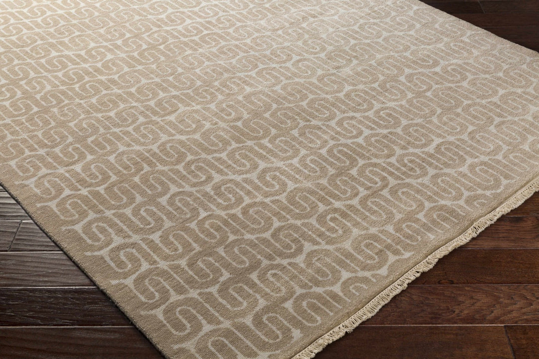 Madeley Modern Style Beige Hand Knotted Area Rug - The Rug Decor