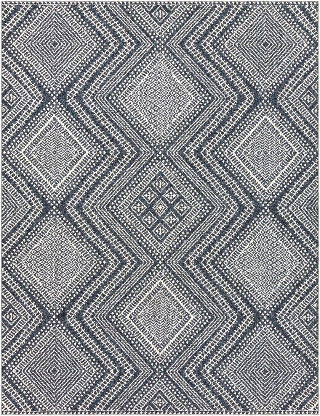 Madison Bohemian Transitional Design Black & White Rug - The Rug Decor