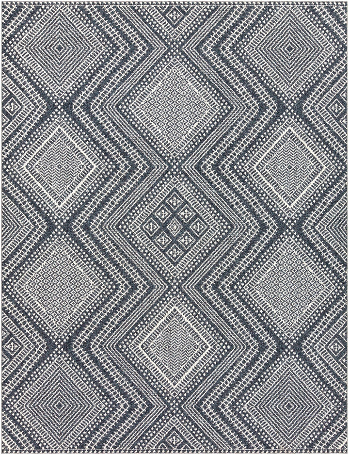 Madison Bohemian Transitional Design Black & White Rug - The Rug Decor