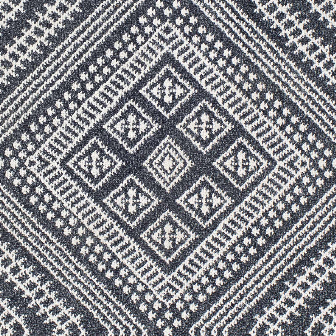 Madison Bohemian Transitional Design Black & White Rug - The Rug Decor