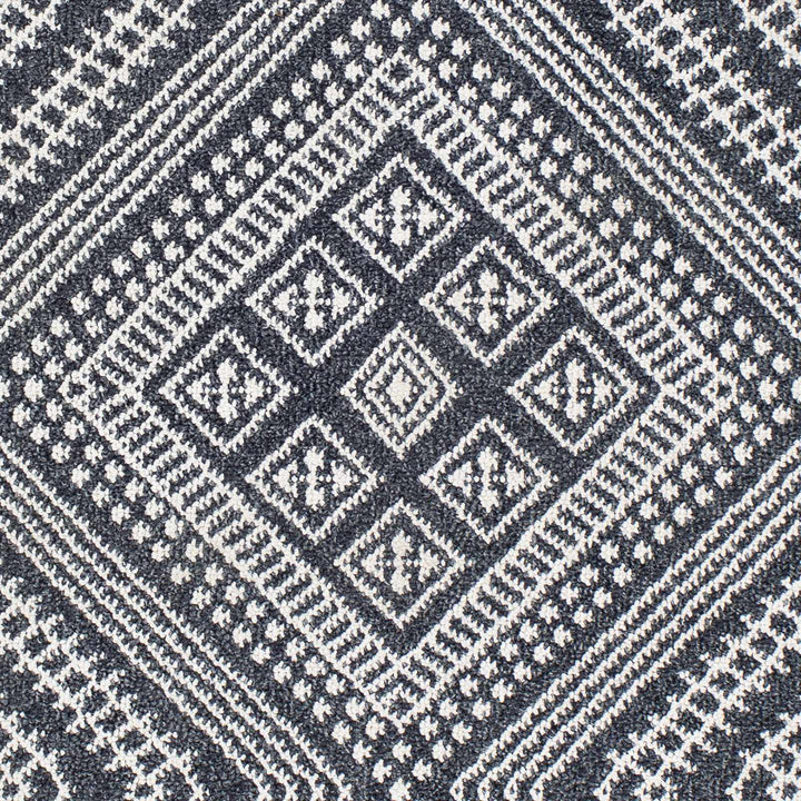 Madison Bohemian Transitional Design Black & White Rug - The Rug Decor