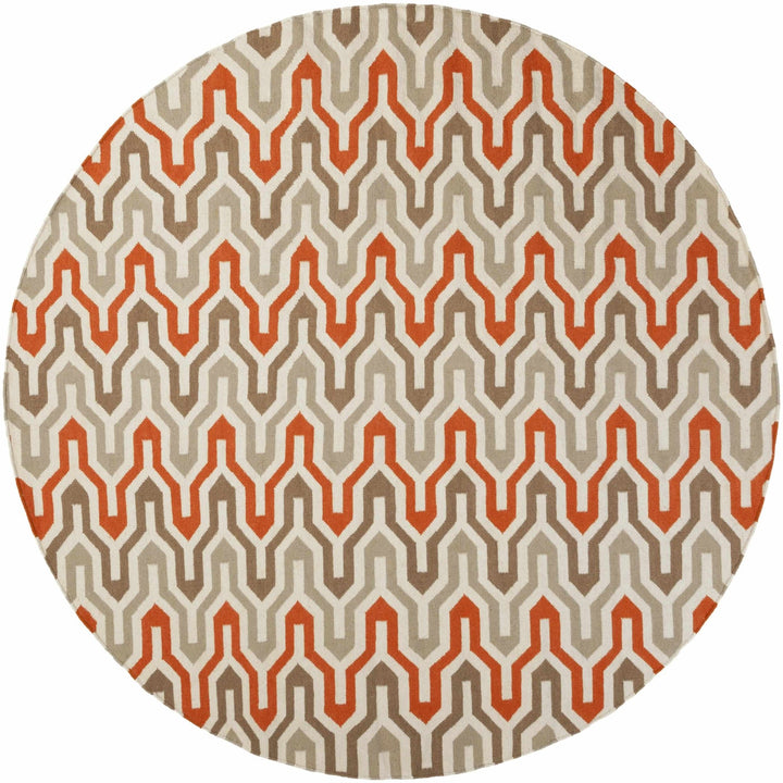 Madisonburg Contemporary Style Rust And Brown Hand Woven Wool Rug - The Rug Decor