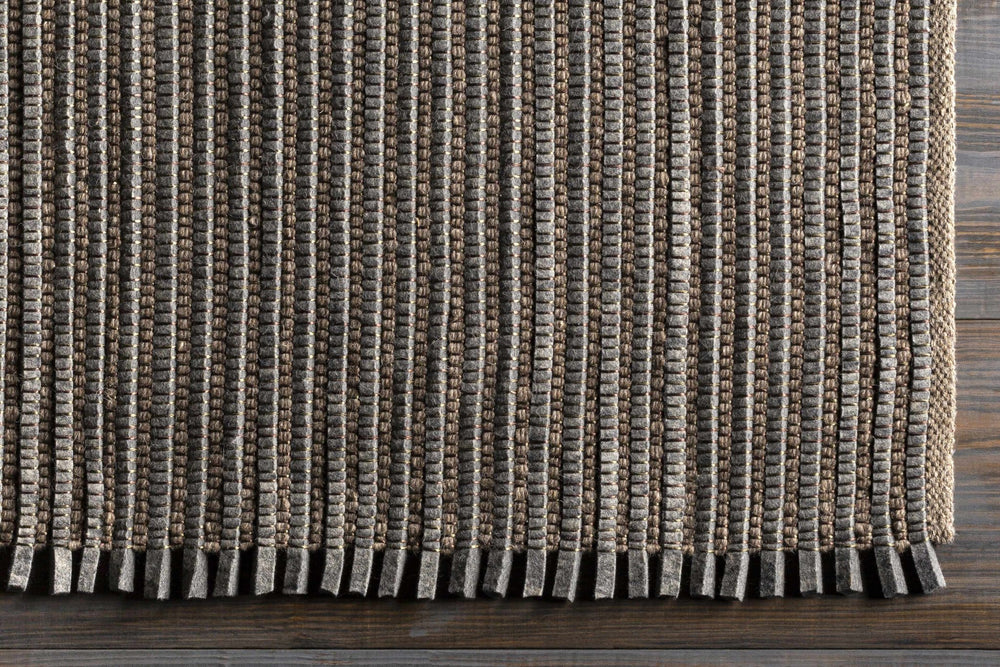 Maidsville Contemporary Charcoal And Gray Rug - The Rug Decor