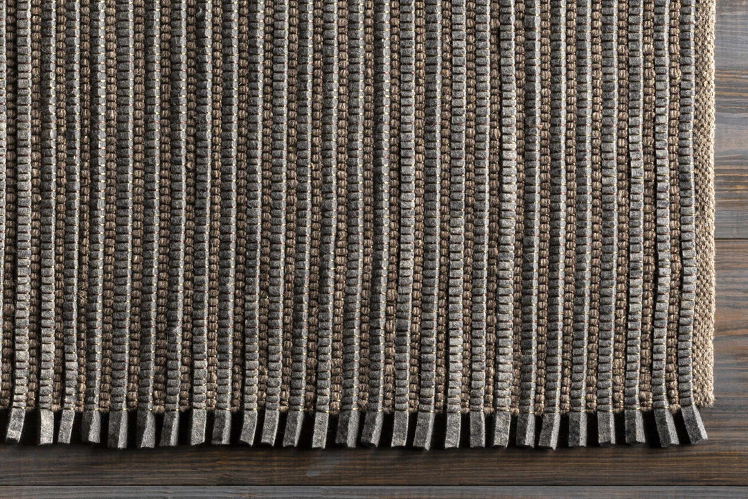 Maidsville Contemporary Charcoal And Gray Rug - The Rug Decor