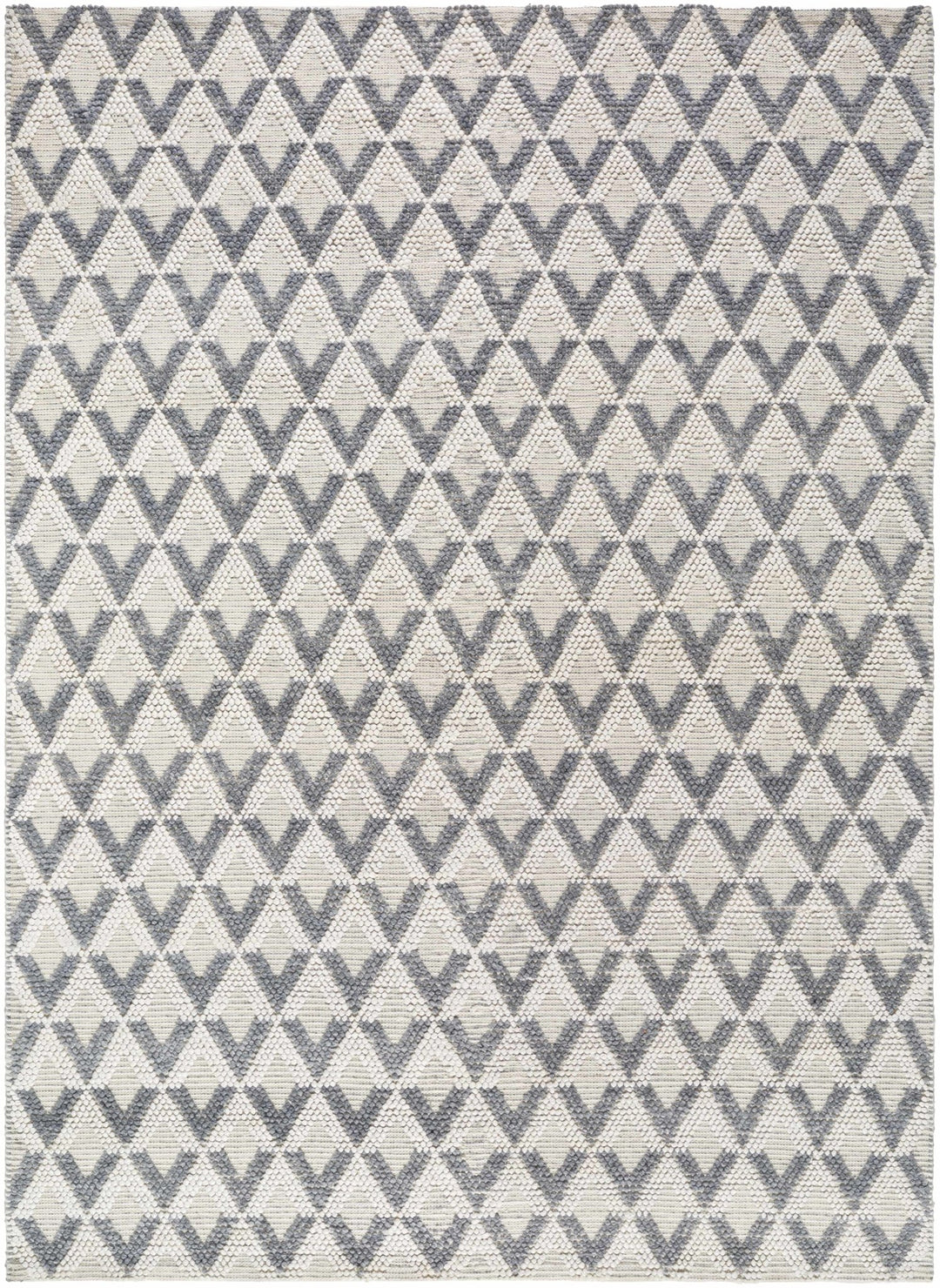 Maik Contemporary Geometrical Gray And Ivory Area Rug - The Rug Decor