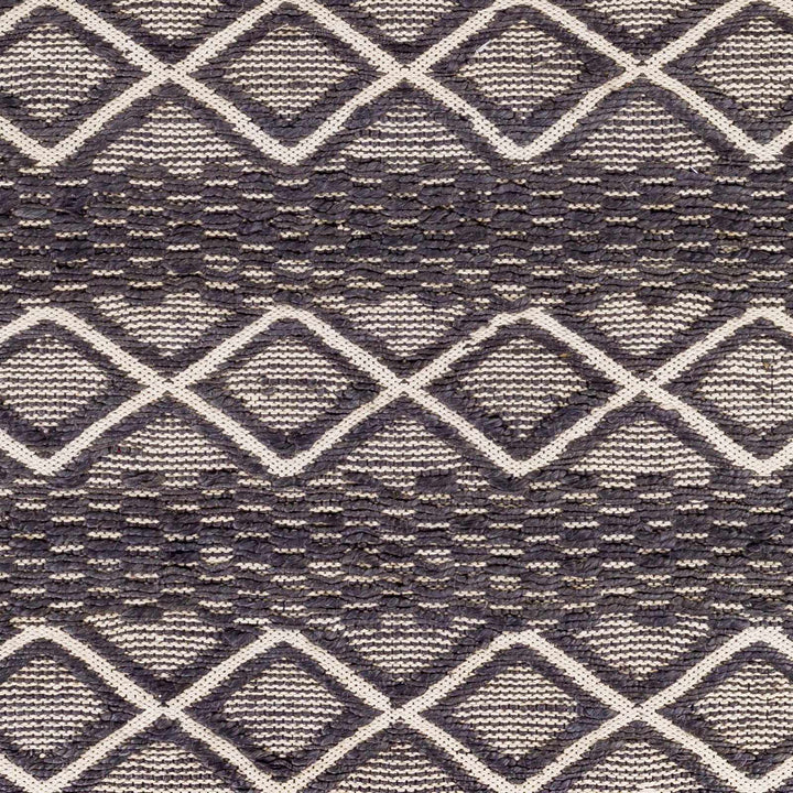 Maluanluan Modern Geometrical Design Charcoal Hand Woven Area Rug - The Rug Decor