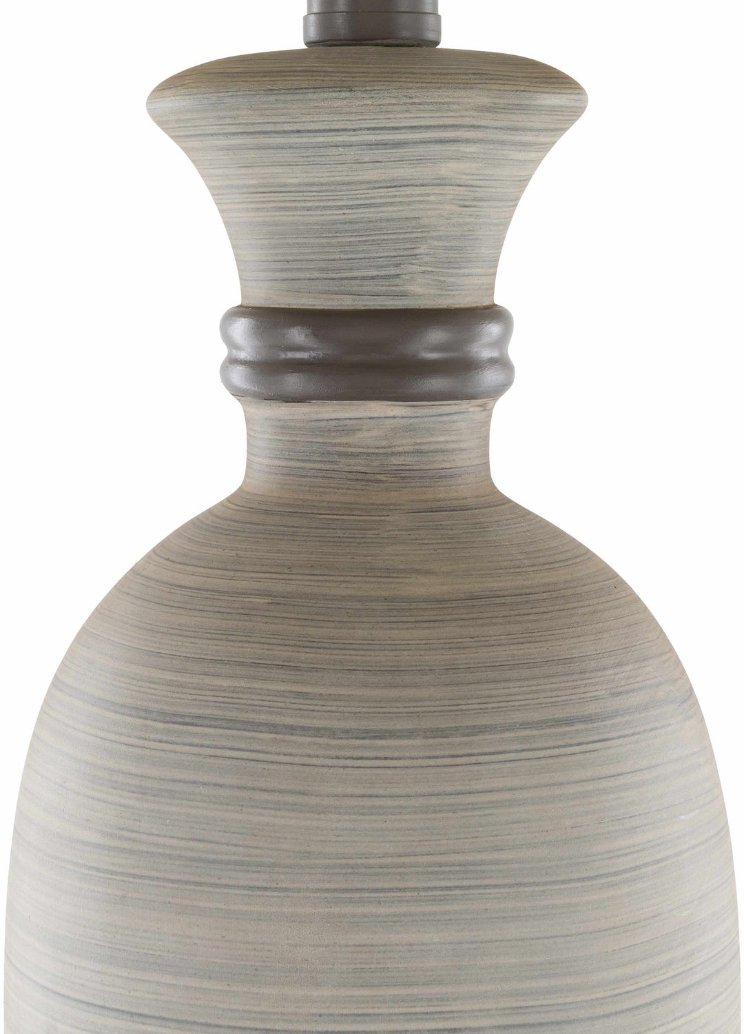 Mambog Gray Resin Table Lamp | Traditional Accent Lighting