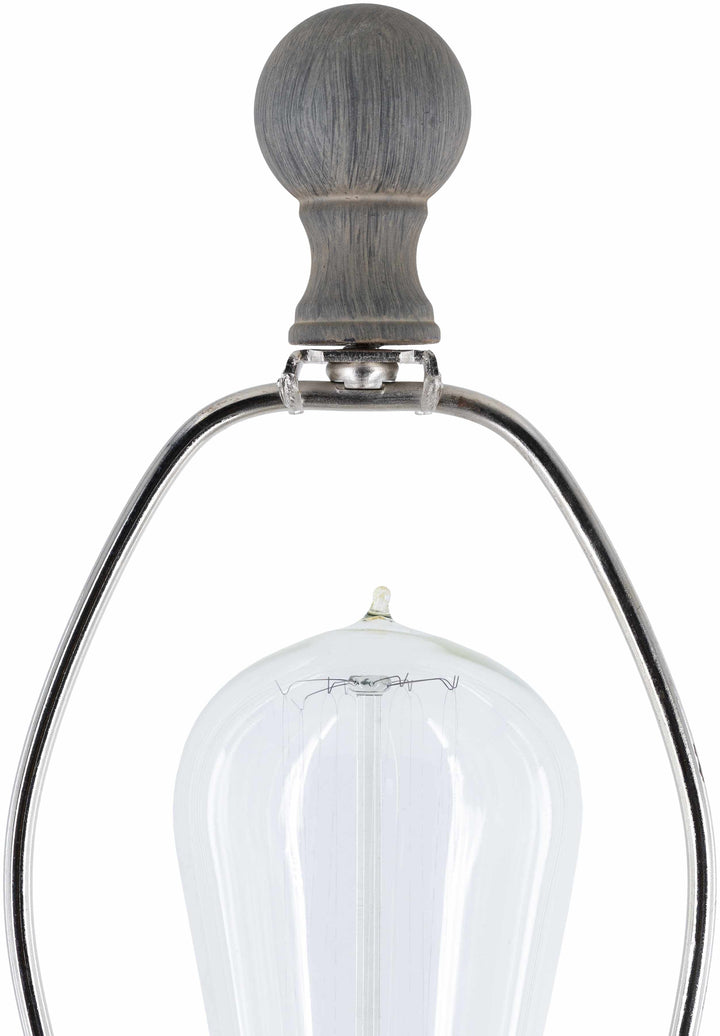 Mambog Gray Resin Table Lamp | Traditional Accent Lighting