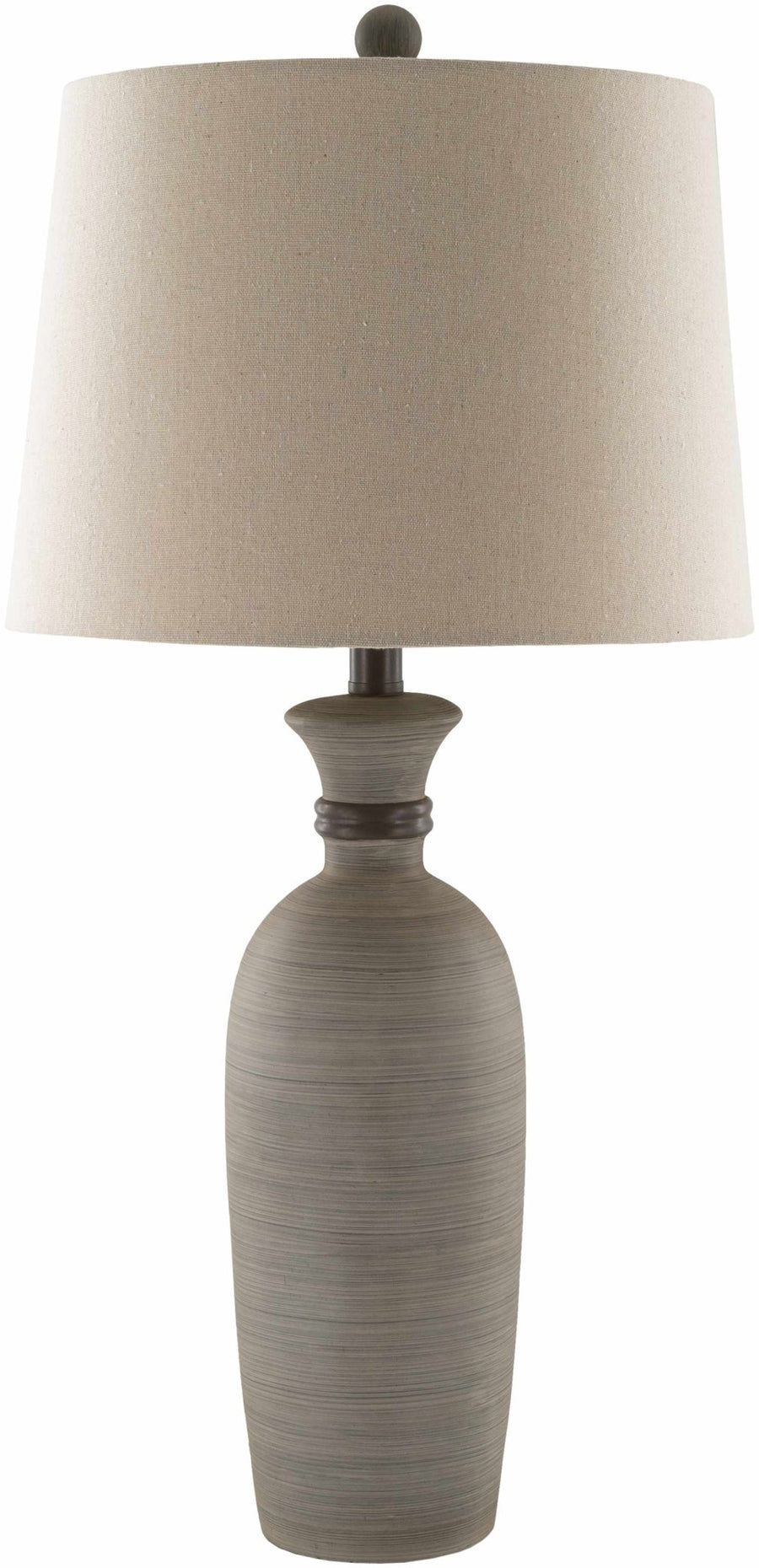 Mambog Gray Resin Table Lamp | Traditional Accent Lighting - The Rug Decor