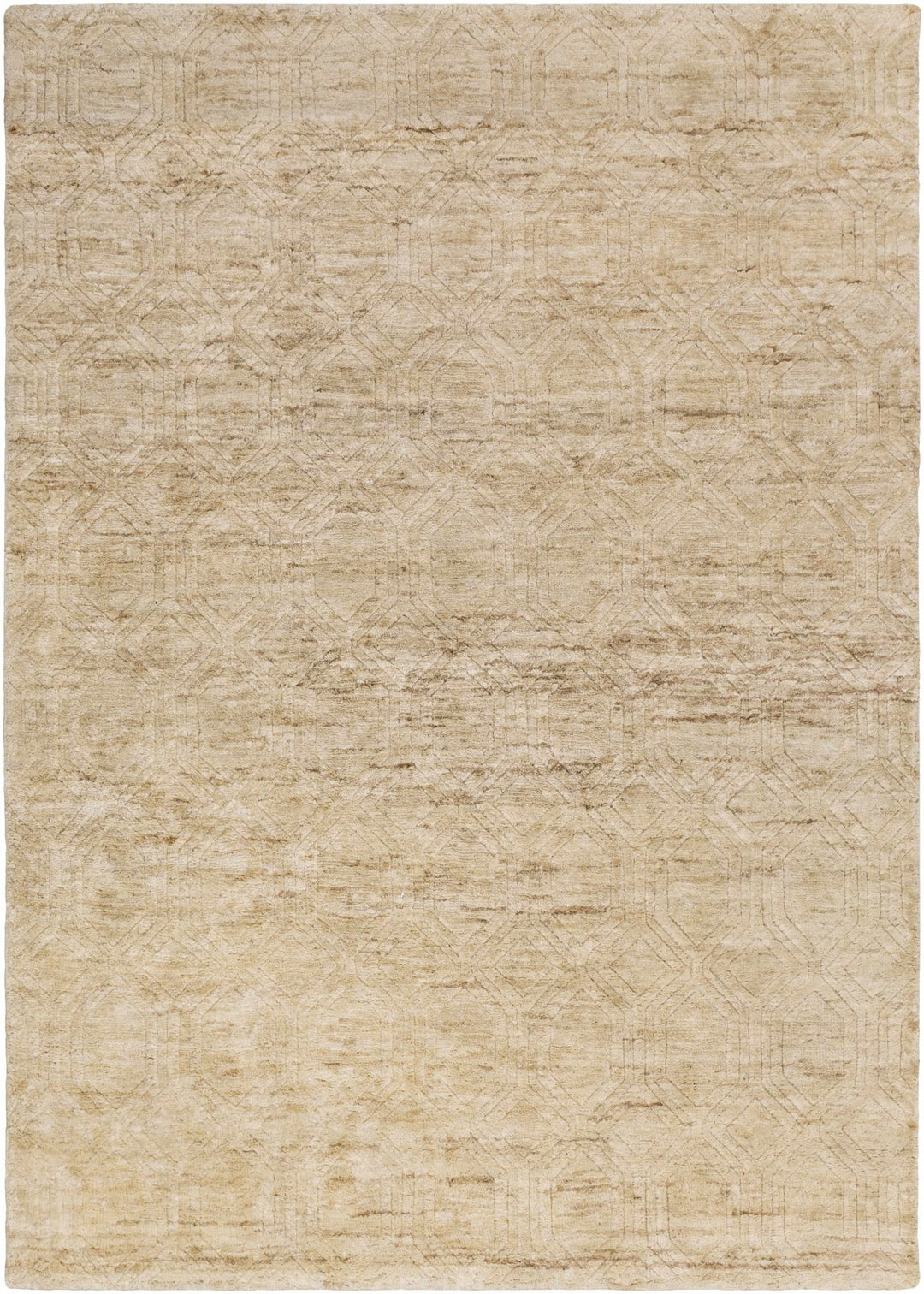 Manchester Contemporary Geometrical Beige Jute Rug - The Rug Decor