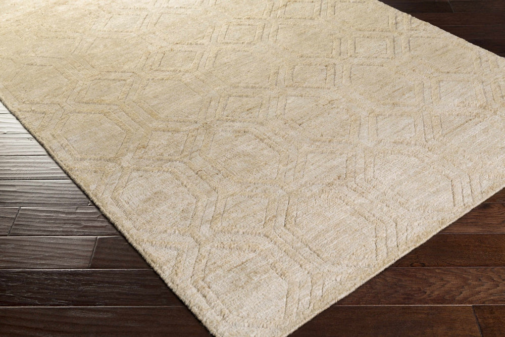 Manchester Contemporary Geometrical Beige Jute Rug - The Rug Decor