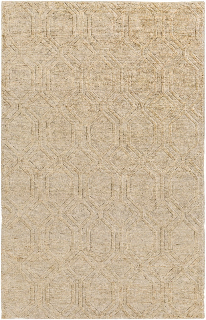 Manchester Contemporary Geometrical Beige Jute Rug - The Rug Decor