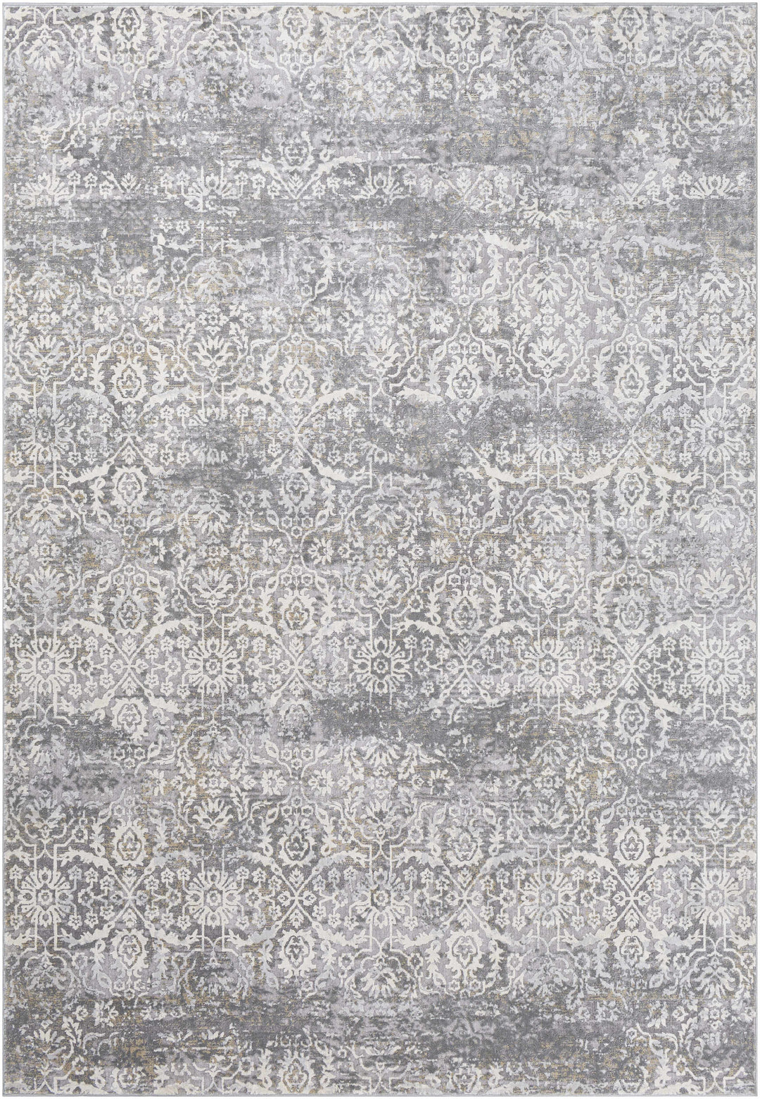 Mandurah Ivory And Gray Traditional Style Area Rug