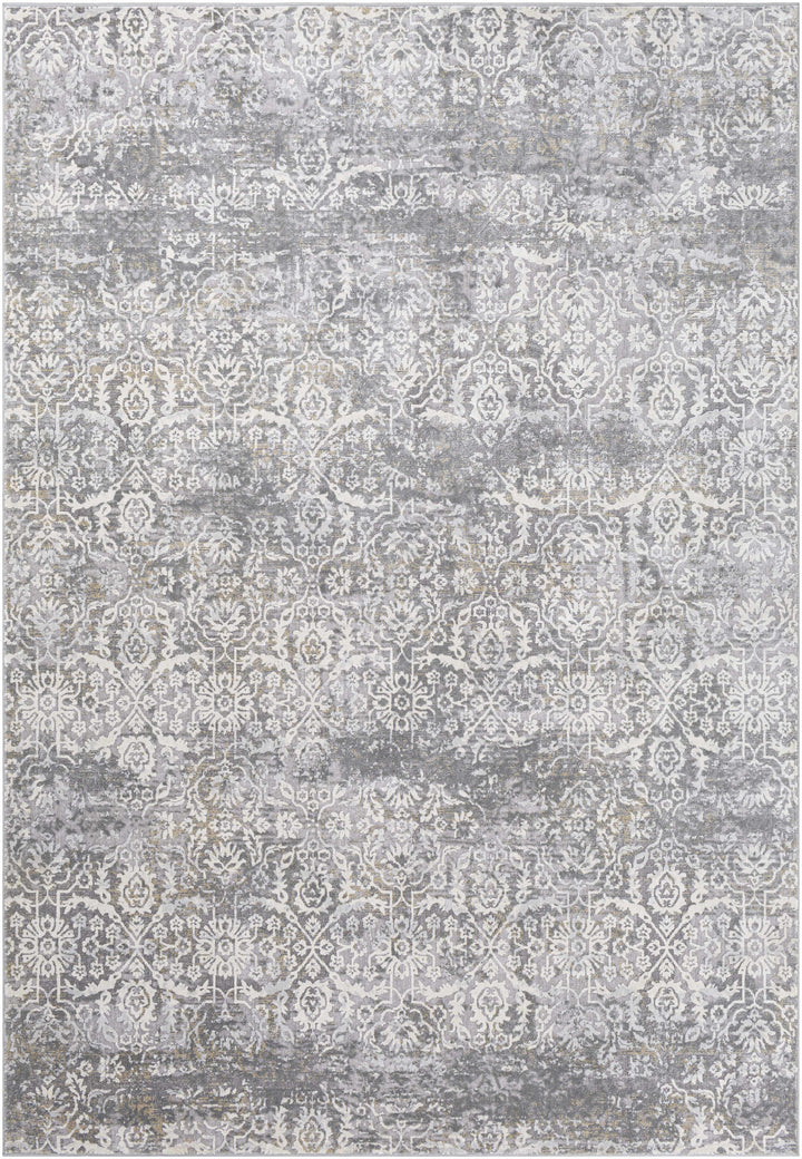 Mandurah Ivory And Gray Traditional Style Area Rug