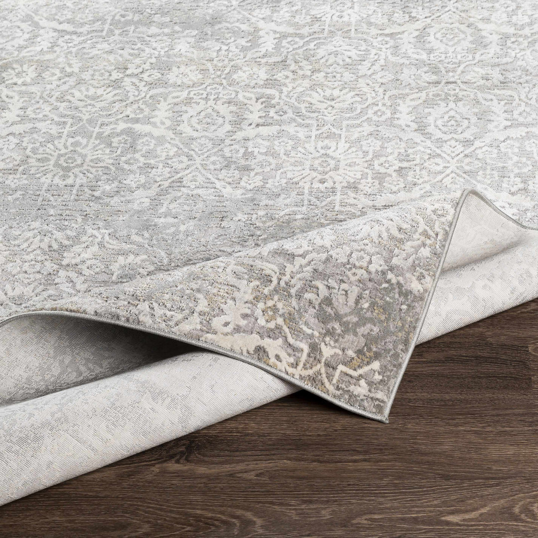 Mandurah Ivory And Gray Traditional Style Area Rug
