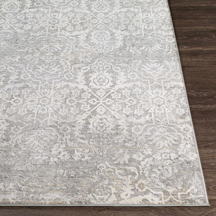 Mandurah Ivory And Gray Traditional Style Area Rug