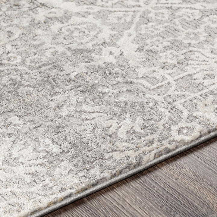 Mandurah Ivory And Gray Traditional Style Area Rug