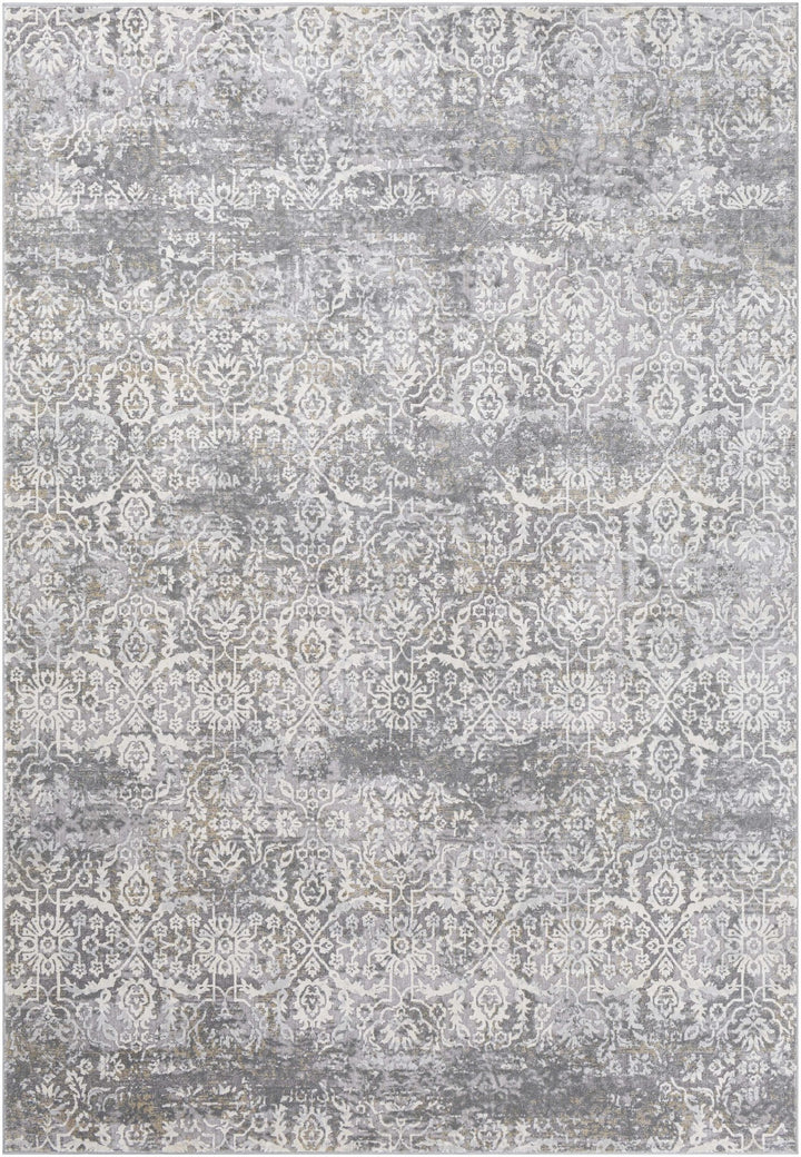 Mandurah Ivory And Gray Traditional Style Area Rug - The Rug Decor