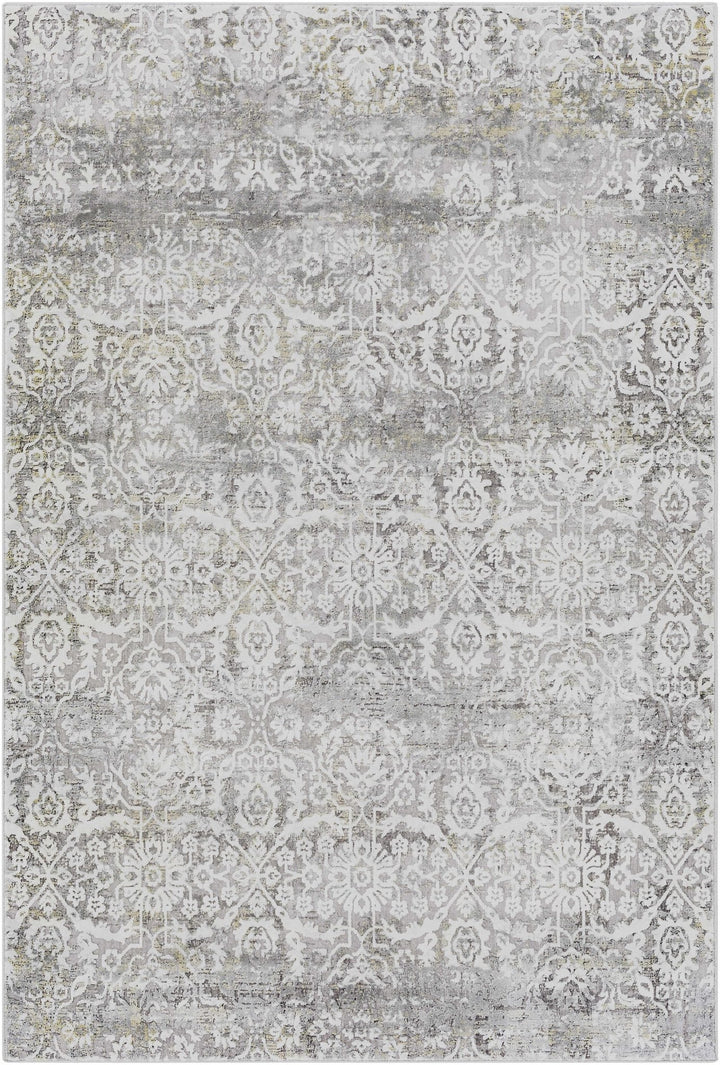 Mandurah Ivory And Gray Traditional Style Area Rug - The Rug Decor