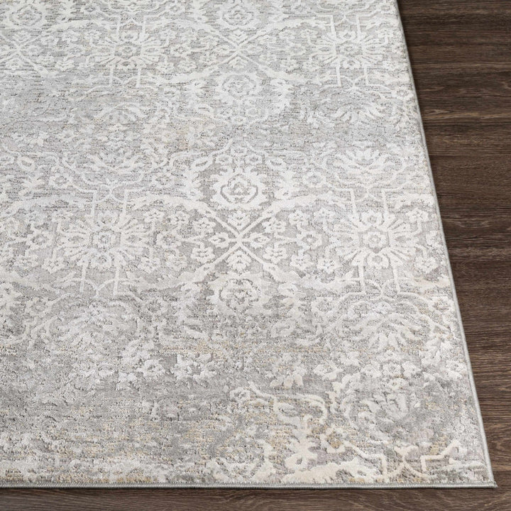 Mandurah Ivory And Gray Traditional Style Area Rug - The Rug Decor