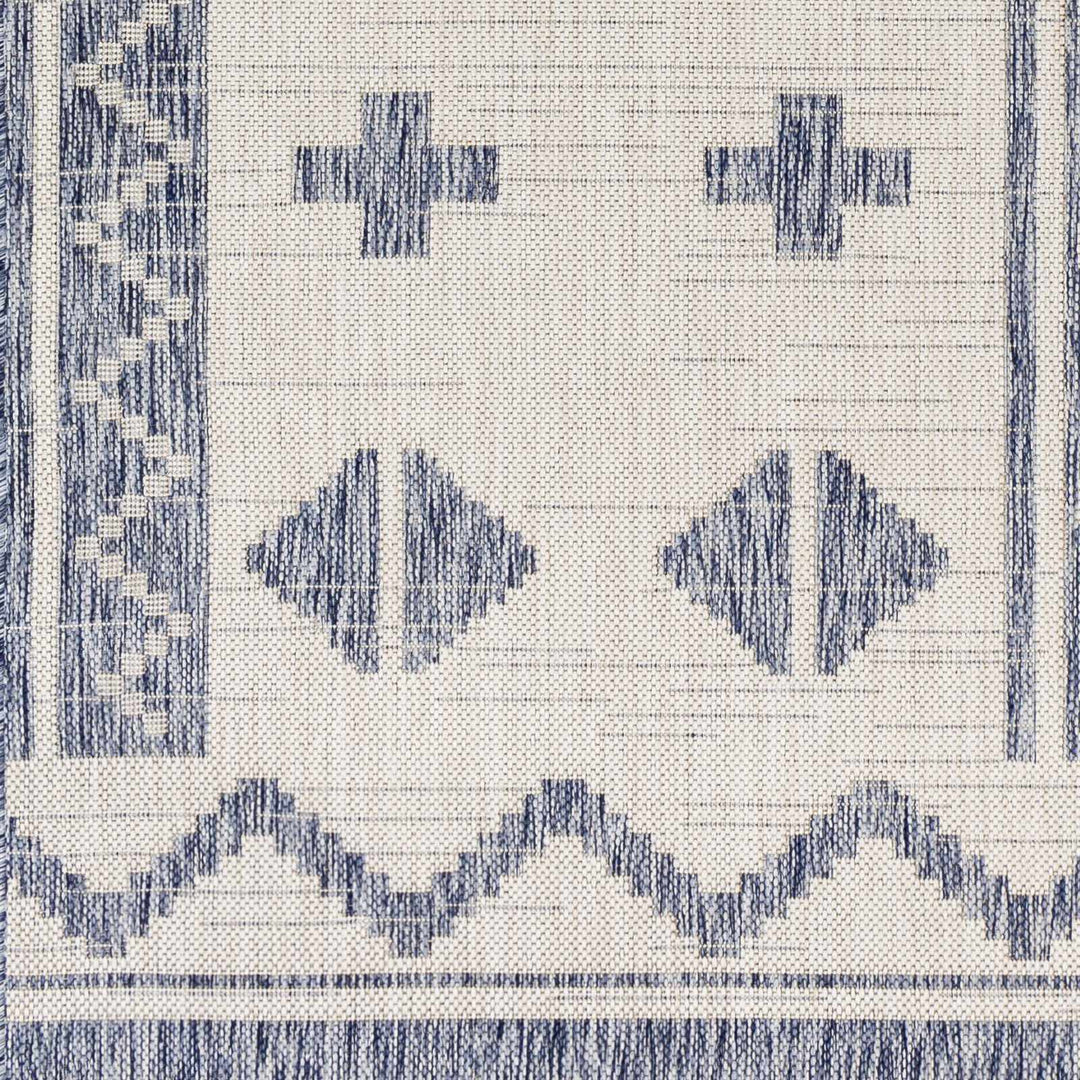 Mangoso Bohemian Style Gray & Off White Area Rug - The Rug Decor