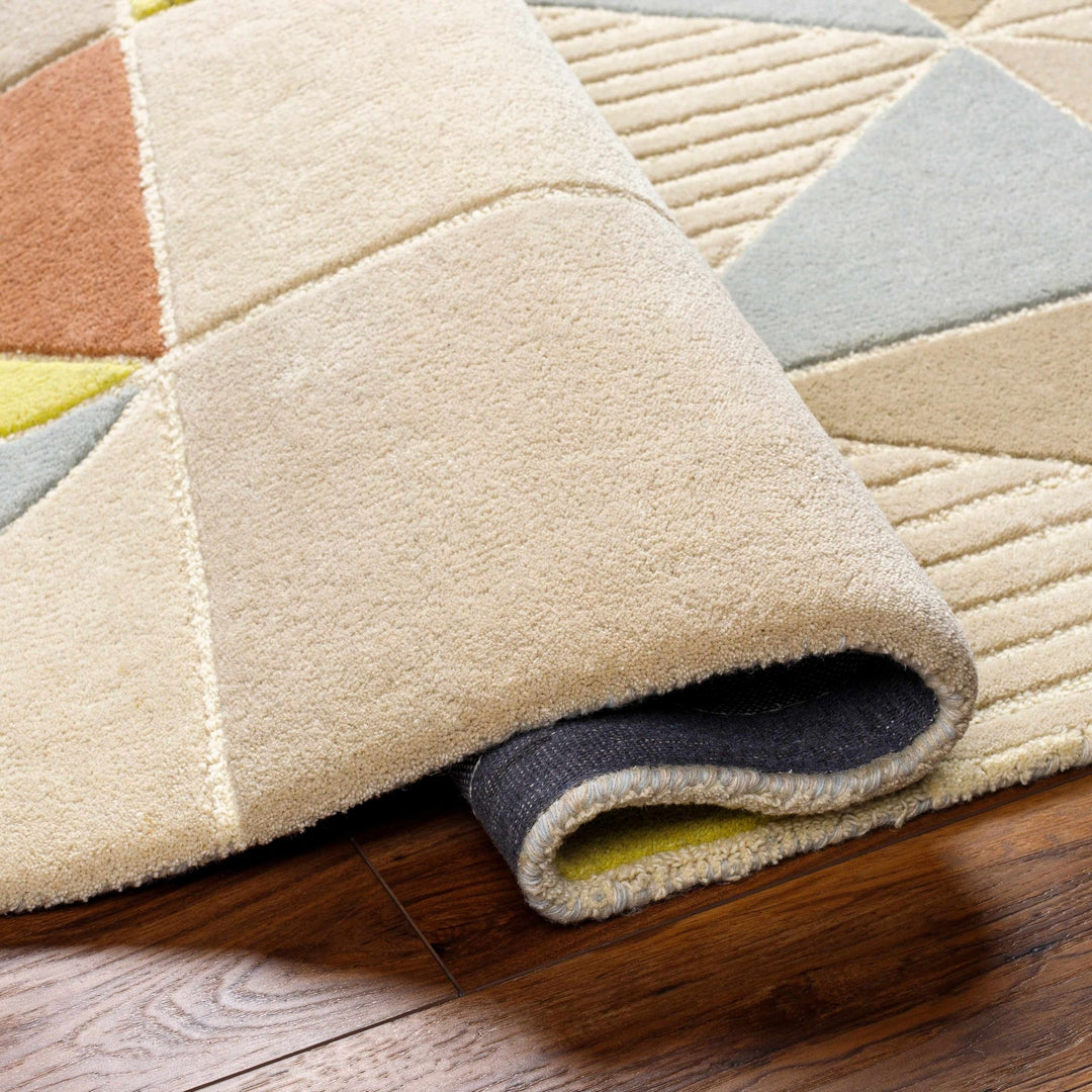 Mani Contemporary Geometrical Beige Area Rug - The Rug Decor