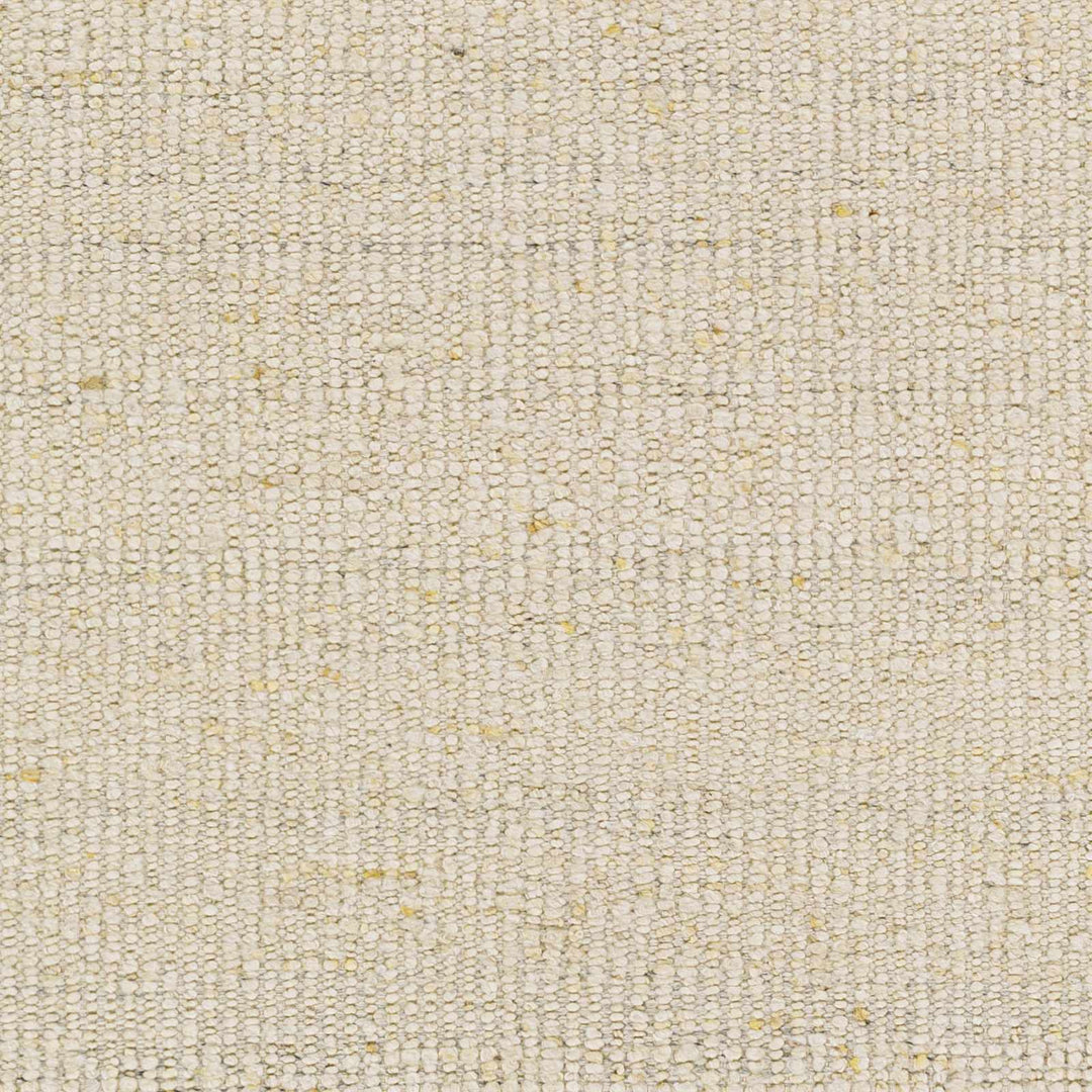 Manicahan Contemporary Solid Ivory And Cream Wool Rug - The Rug Decor