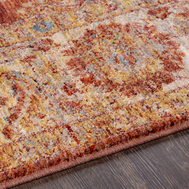 Maniwaki Rust And Ivory Traditional Style Area Rug - The Rug Decor