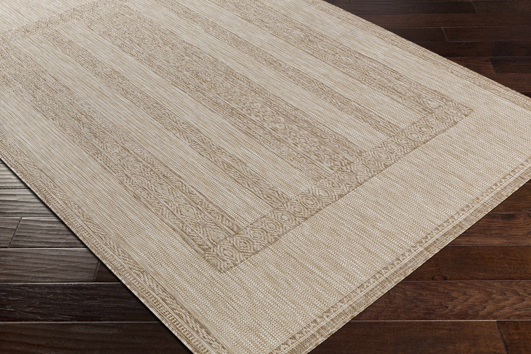 Manorhaven Contemporary Beige And Tan Rug - The Rug Decor