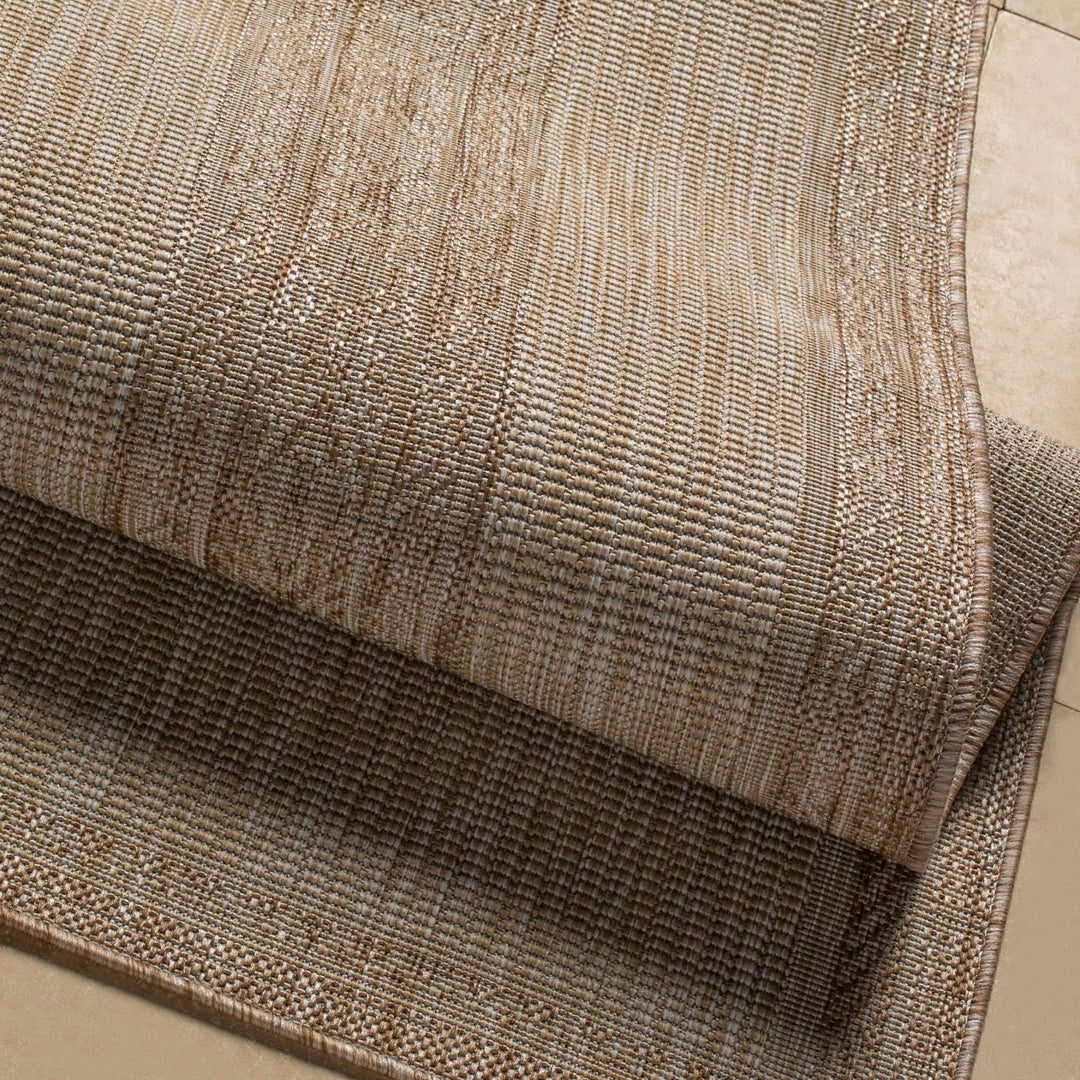 Manorhaven Contemporary Beige And Tan Rug - The Rug Decor