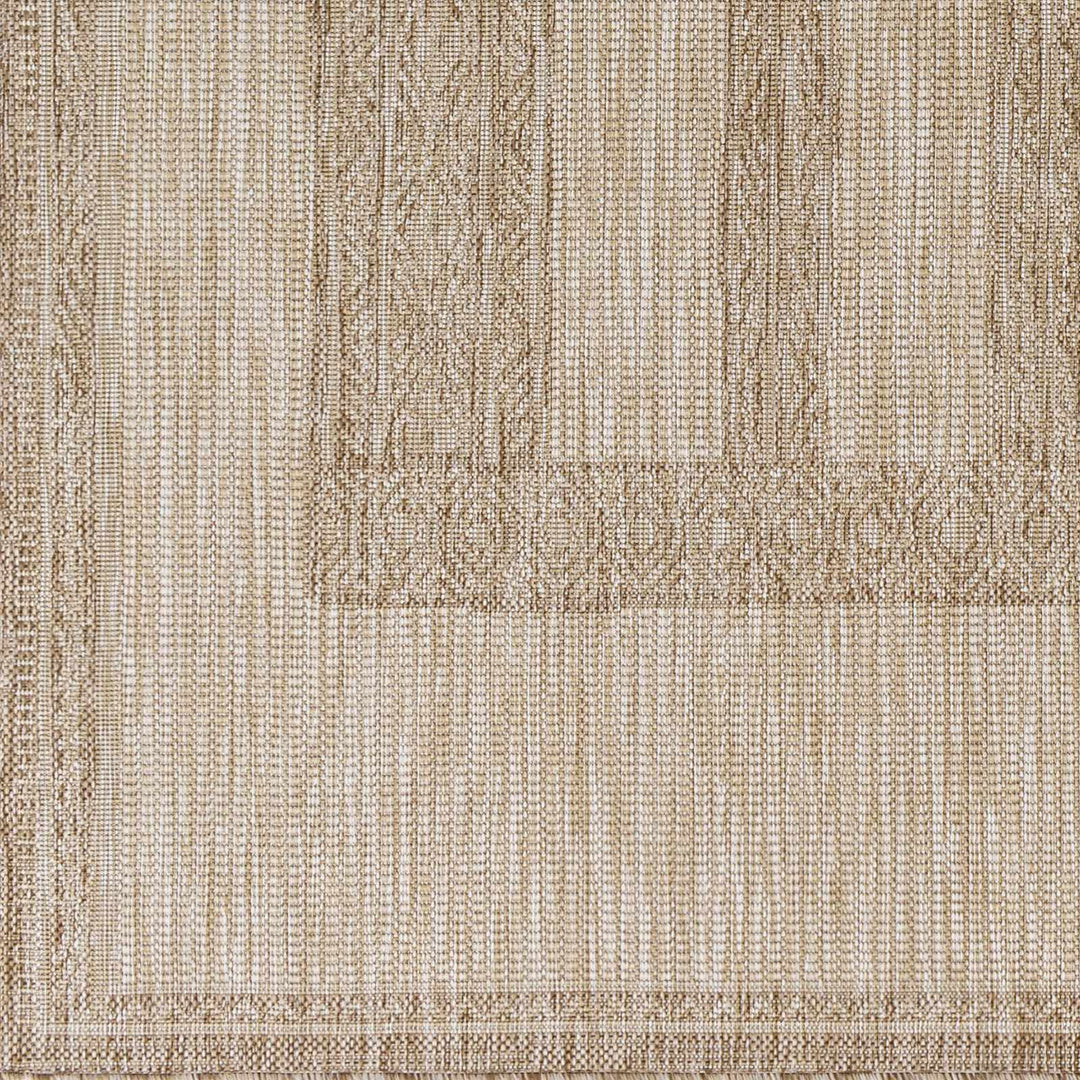 Manorhaven Contemporary Beige And Tan Rug - The Rug Decor