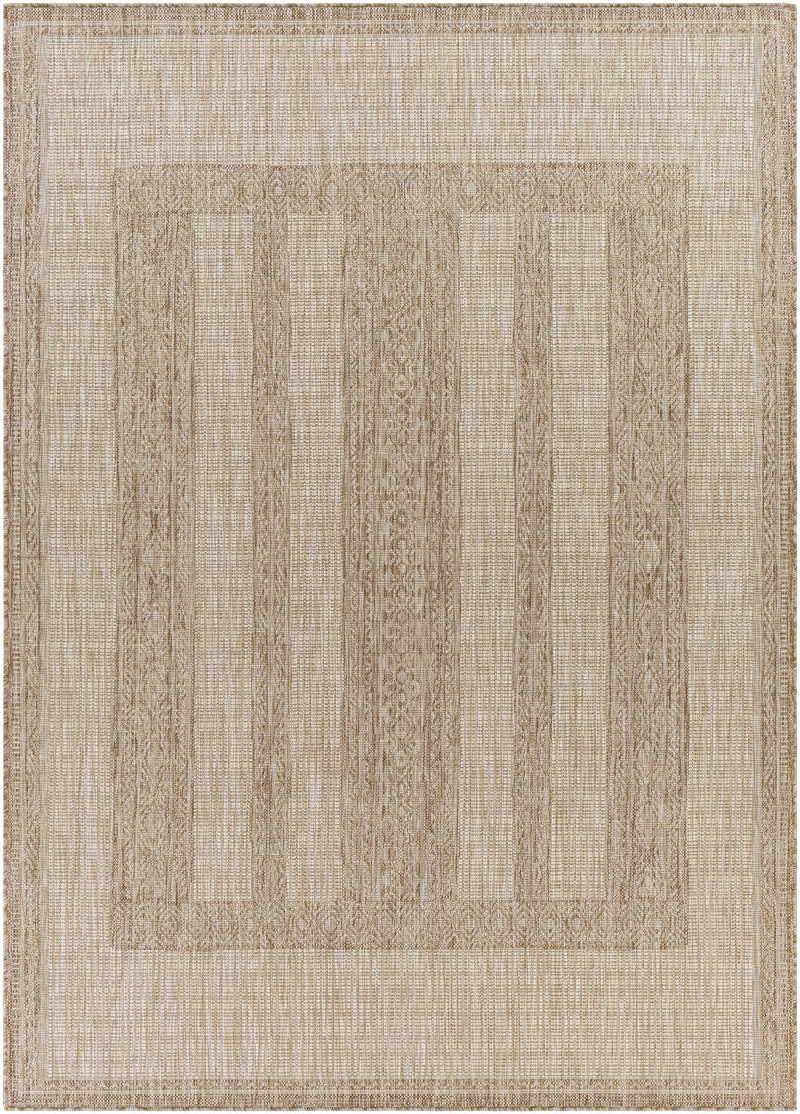 Manorhaven Contemporary Beige And Tan Rug - The Rug Decor