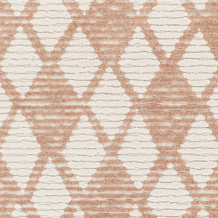 Mansilingan Bohemian Style Pink & Off White Outdoor Area Rug - The Rug Decor
