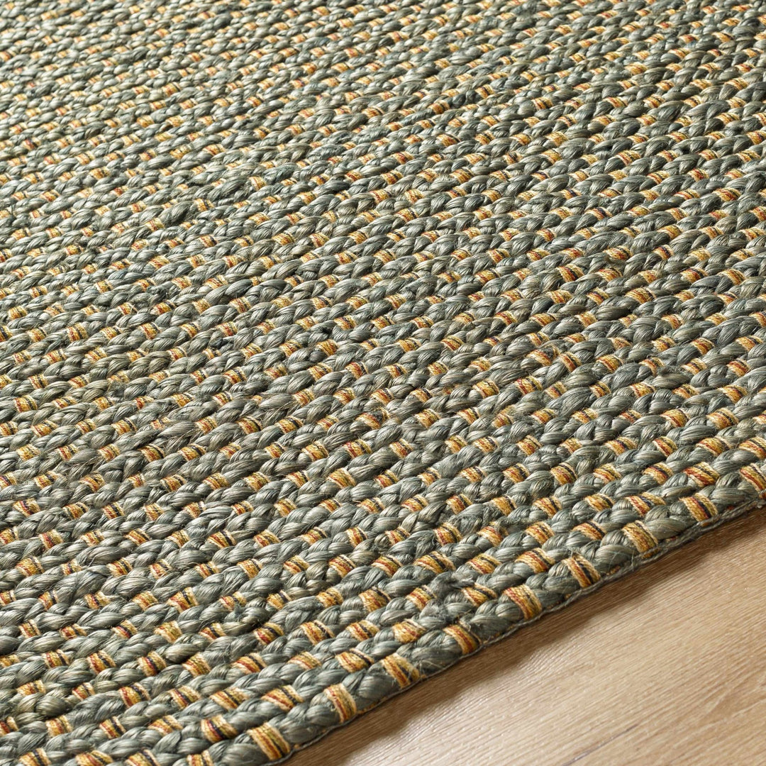 Maral Modern Solid Gray Hand Woven Jute Rug - The Rug Decor