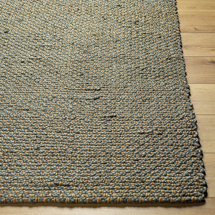 Maral Modern Solid Gray Hand Woven Jute Rug - The Rug Decor