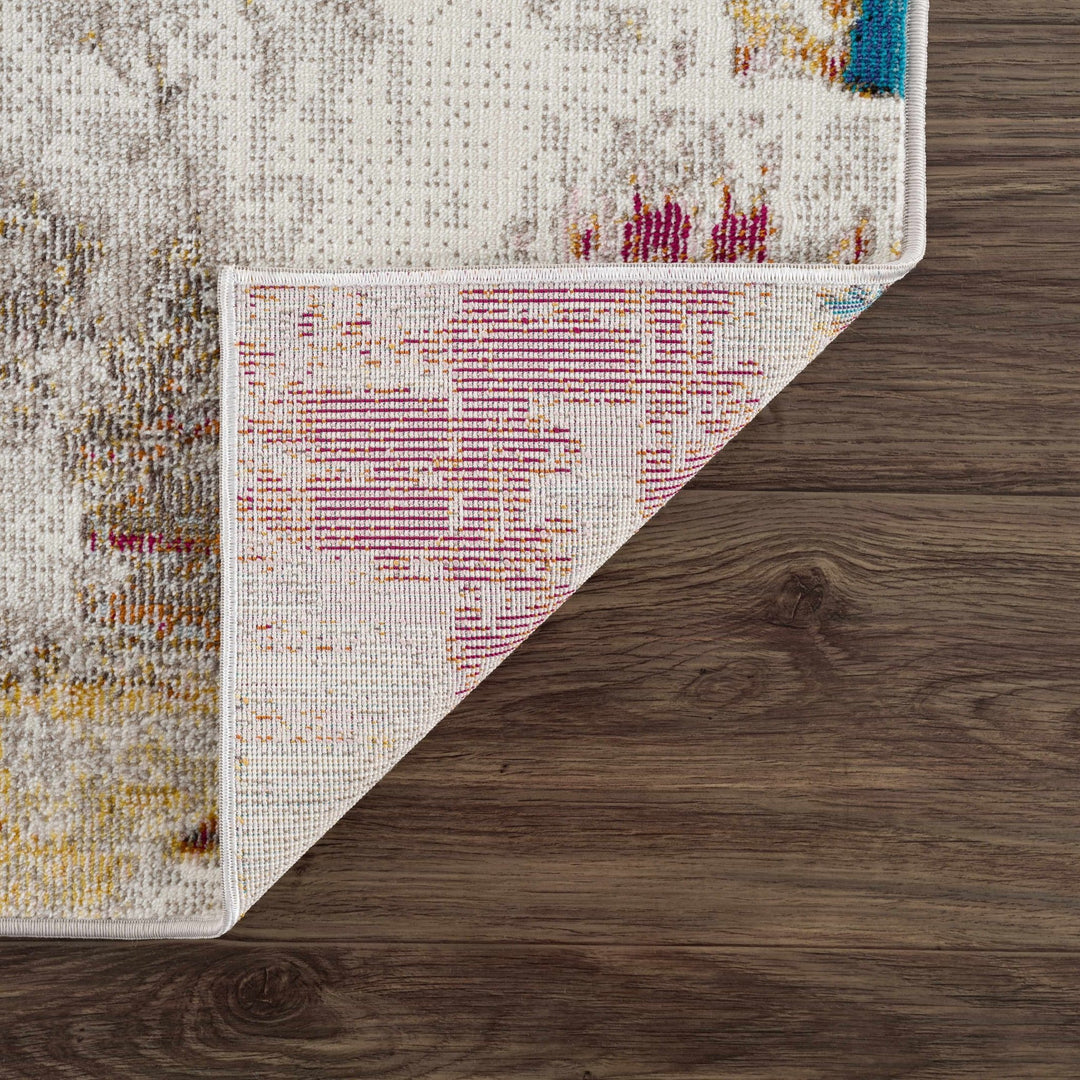 Mardin Modern Abstract Design Multicolor Area Rug - The Rug Decor