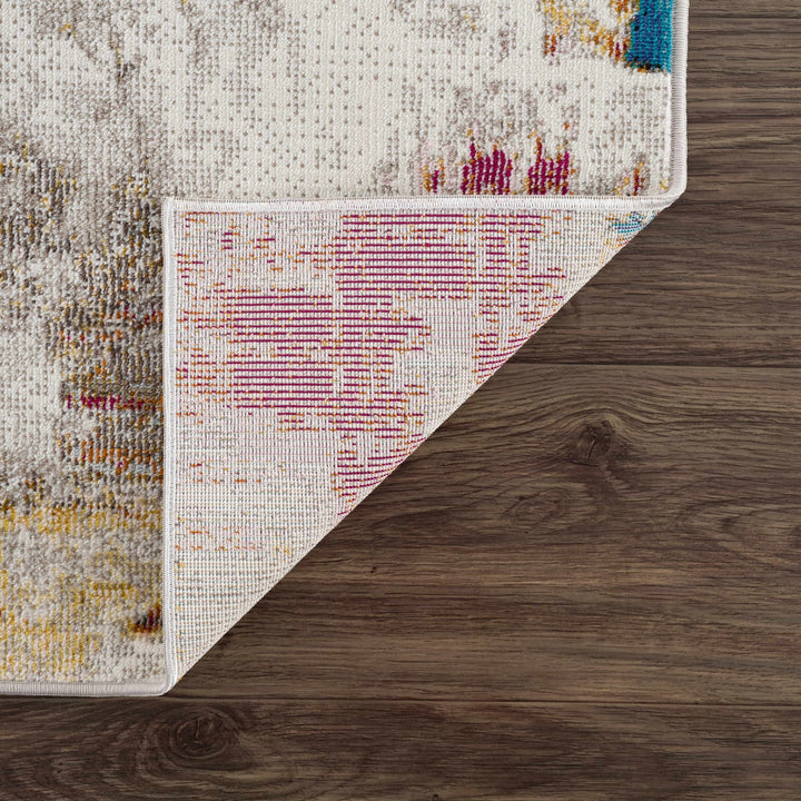 Mardin Modern Abstract Design Multicolor Area Rug - The Rug Decor