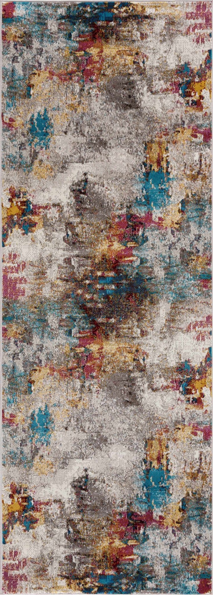 Mardin Modern Abstract Design Multicolor Area Rug - The Rug Decor