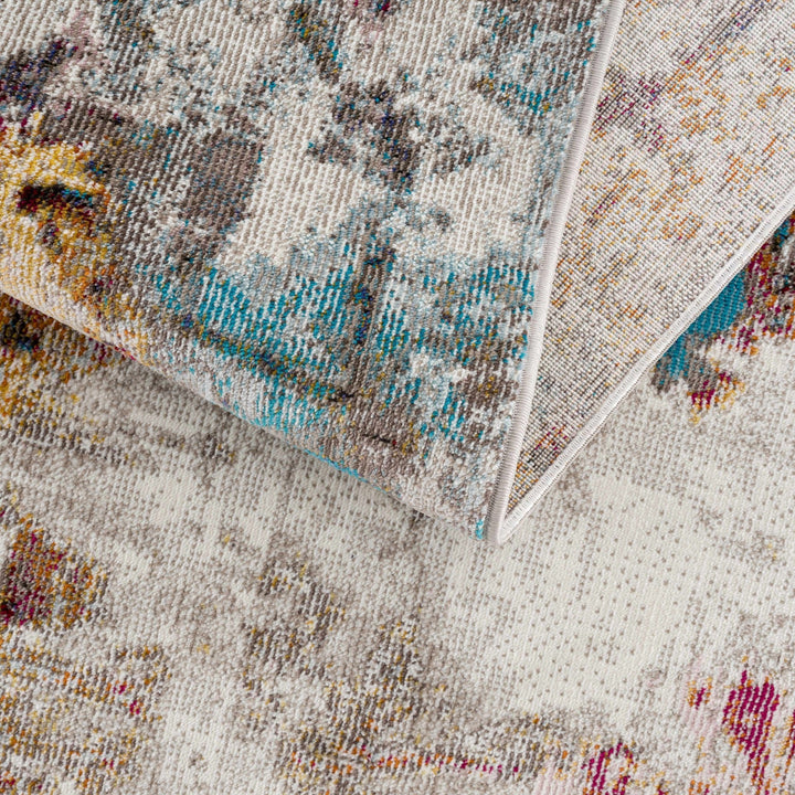 Mardin Modern Abstract Design Multicolor Area Rug - The Rug Decor