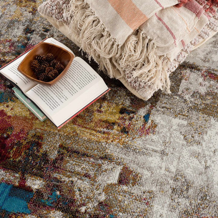 Mardin Modern Abstract Design Multicolor Area Rug - The Rug Decor
