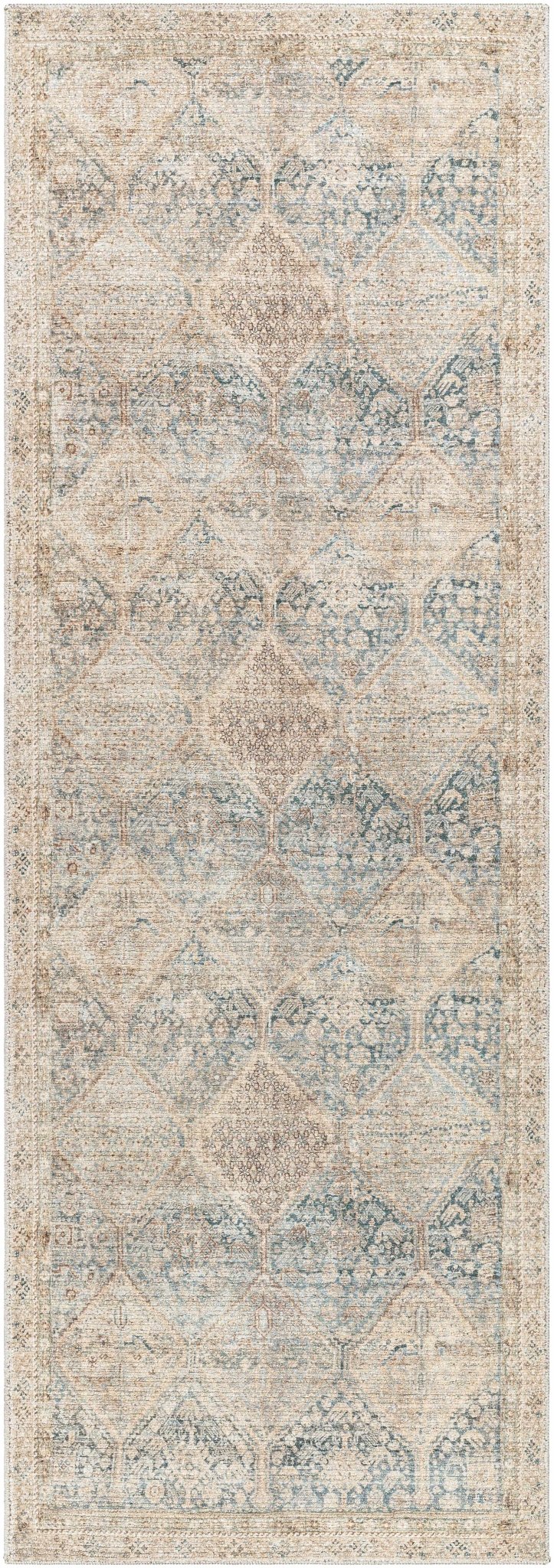 Maree Traditional Beige And Gray Machine Woven Rug - The Rug Decor
