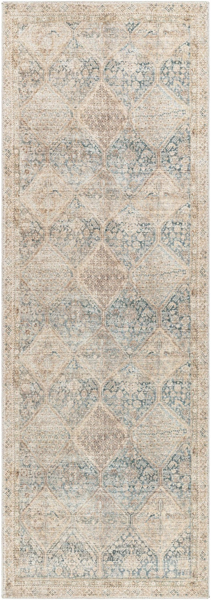 Maree Traditional Beige And Gray Machine Woven Rug - The Rug Decor