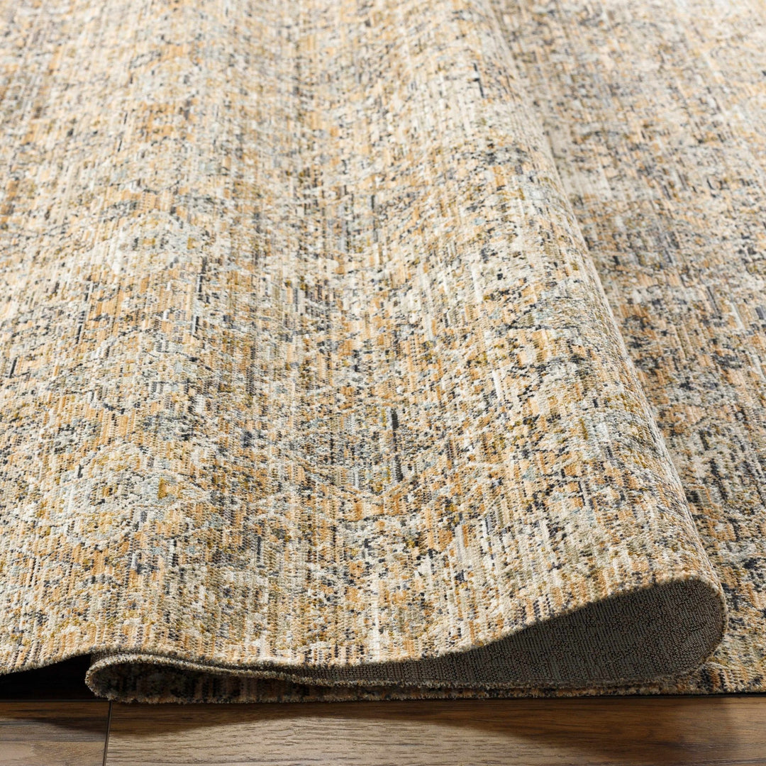 Margaret Traditional Style Beige & Blue Washable Rug - The Rug Decor