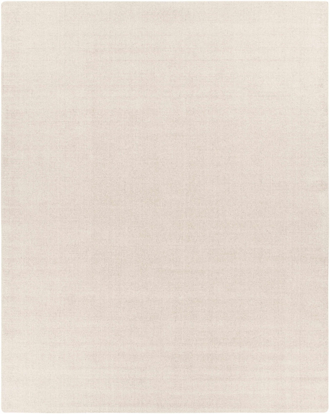 Mariba Modern Solid Design Ivory Hand Tufted Wool Rug - The Rug Decor