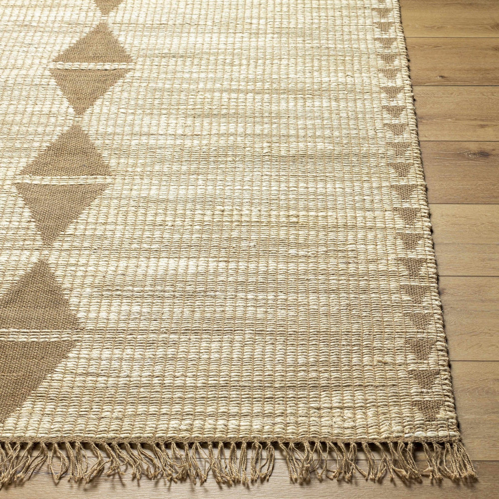 Marie Traditional Tan And Beige Hand Woven Rug - The Rug Decor