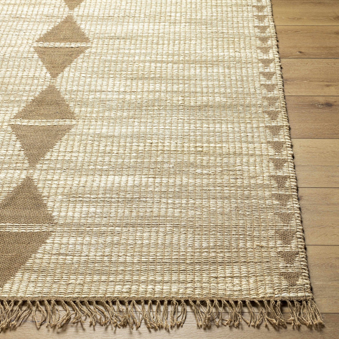 Marie Traditional Tan And Beige Hand Woven Rug - The Rug Decor